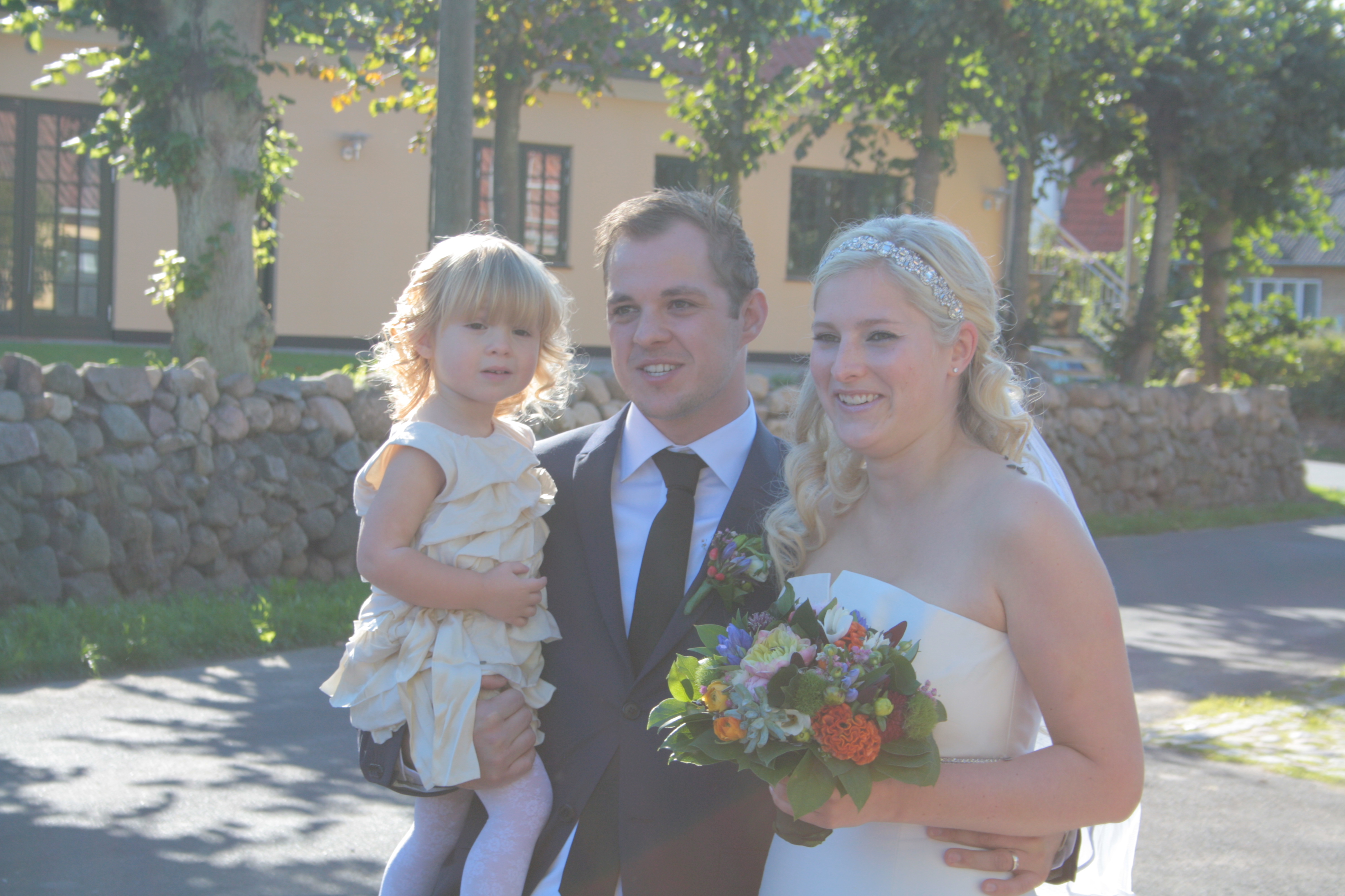 Martine, Kristian og Monique