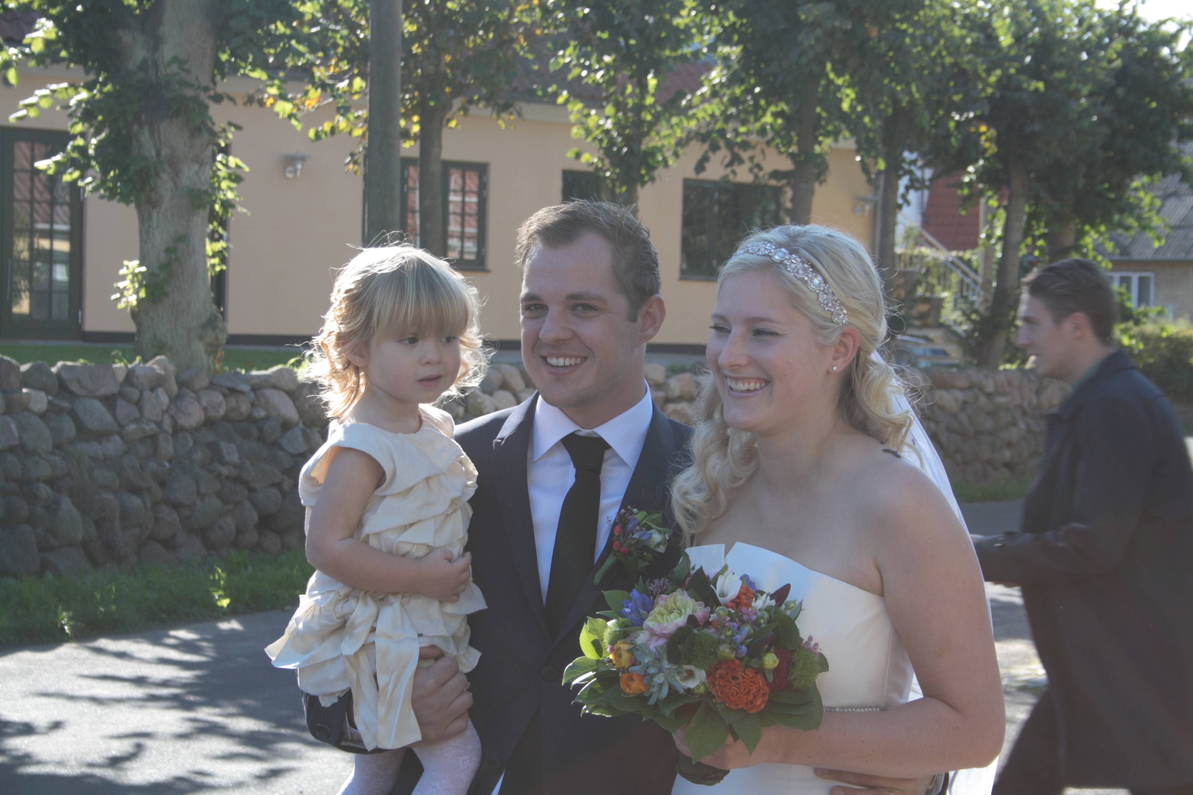 Martine, Kristian og Monique