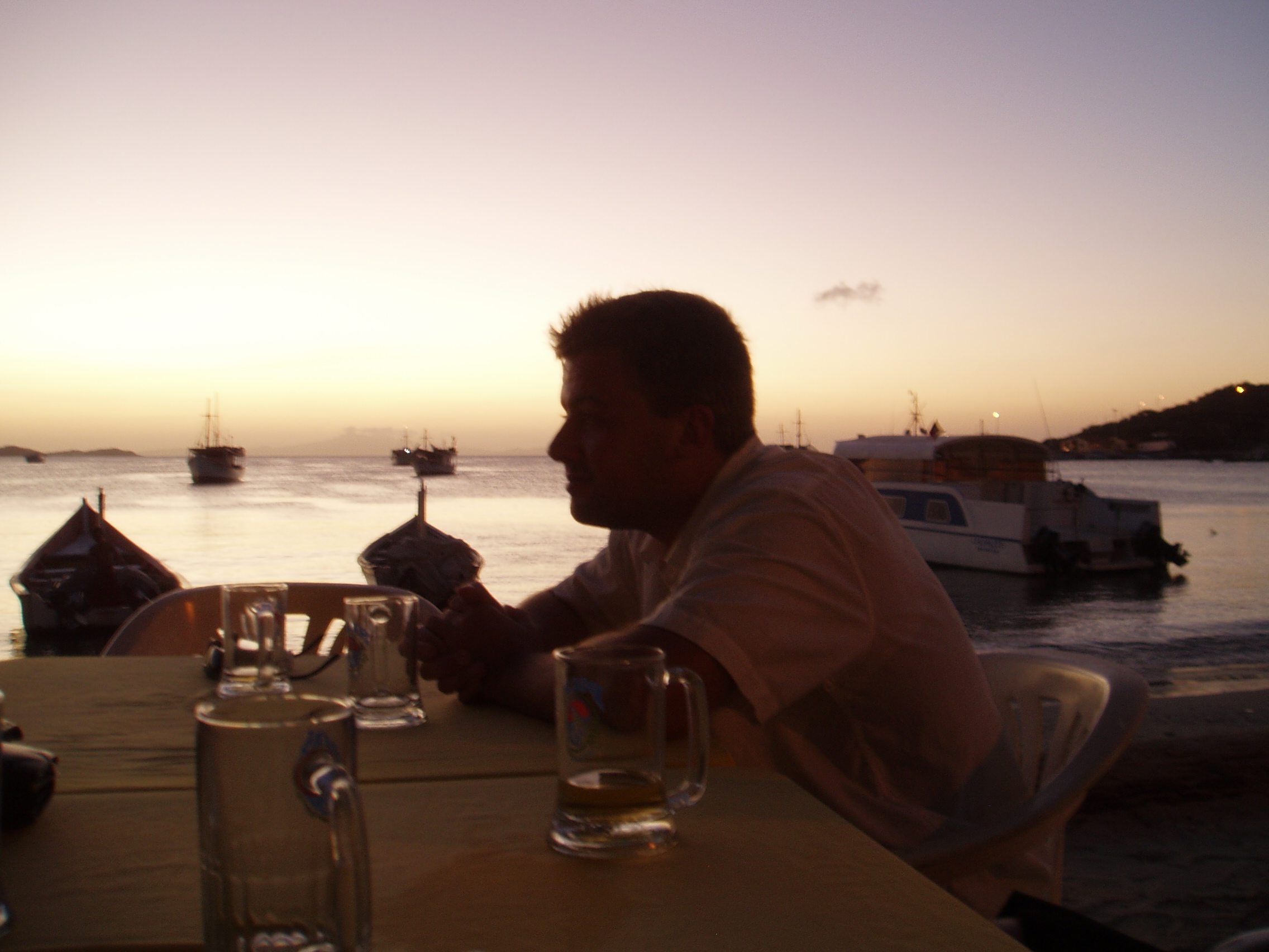 Solen går ned ved El Viejo Muelle