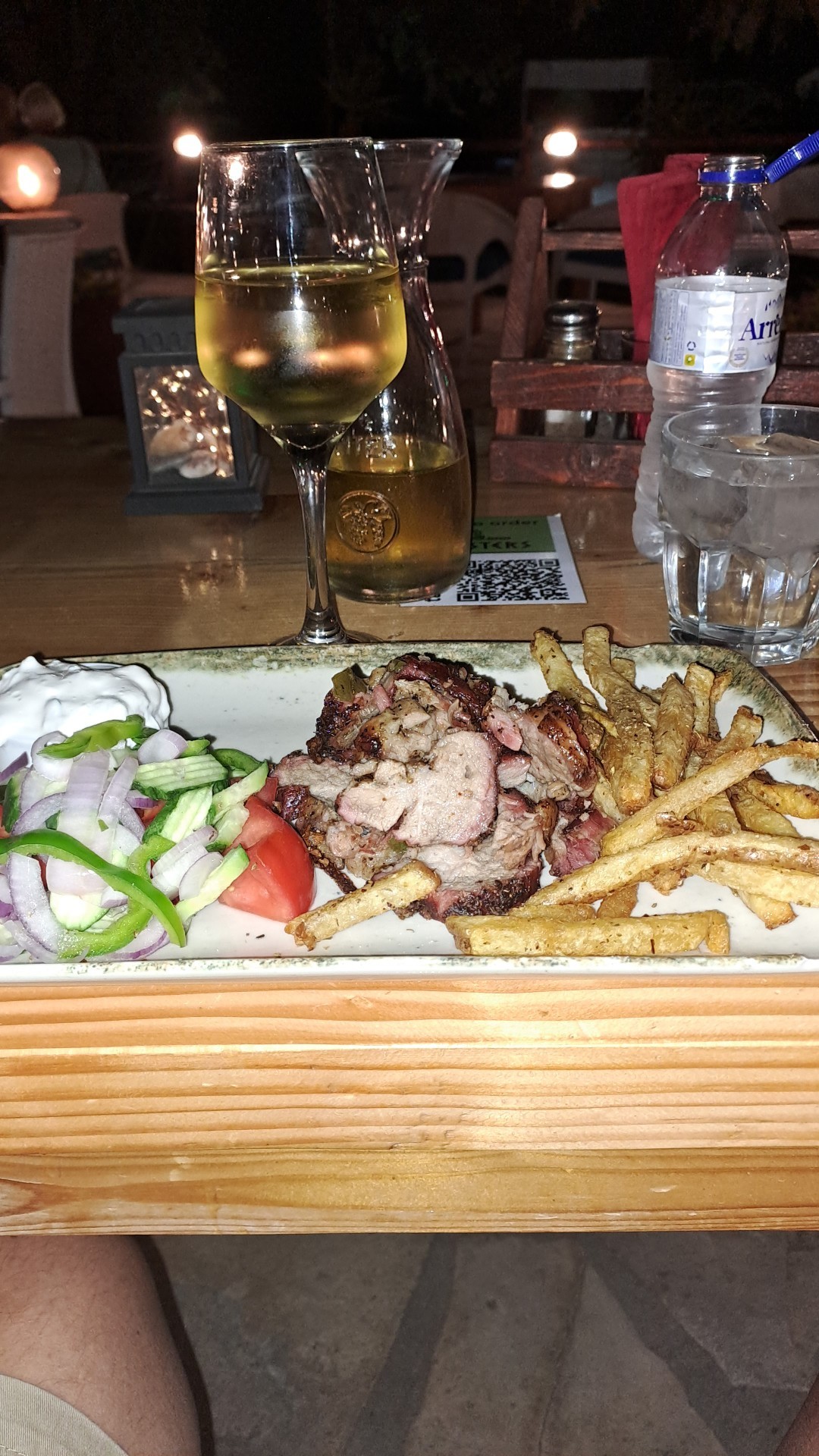 Grillet svinekød - Argo Taverna